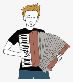 Accordian Dream Meanings - Person Playing An Accordian, HD Png Download, Transparent PNG