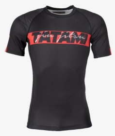 Tatami Red Bar Rash Guard - Active Shirt, HD Png Download, Transparent PNG