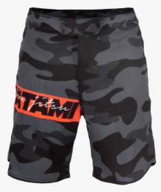 Tatami Red Bar Camo Shorts - Tatami Fightwear Red Bar Camo Shorts, HD Png Download, Transparent PNG