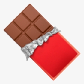 Chocolate Bar Emoji Emoticon - Chocolate Emoji Png, Transparent Png, Transparent PNG