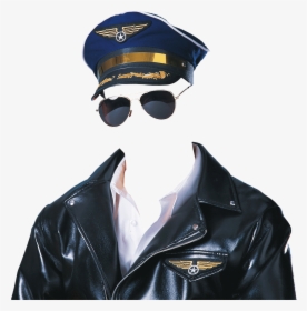 Flight 0506147919 Command Costume In Airplane Pilot - Airplane Pilot Hat, HD Png Download, Transparent PNG