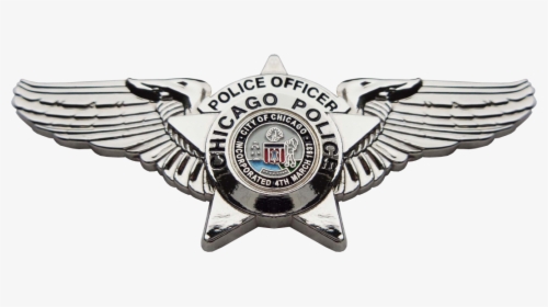 Transparent Pilot Wings Png - Chicago Police With Wings, Png Download, Transparent PNG