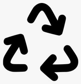 Png Stock Bin Triangle Arrows Recyclebin Trash Sign - Triangle Arrow Icon Png, Transparent Png, Transparent PNG