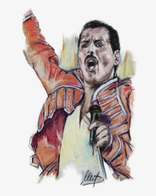 Kreslený Freddie Mercury, HD Png Download, Transparent PNG