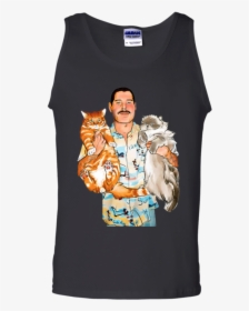 Freddie Mercury With His Cats Shirt - Freddie Mercury Cats T シャツ, HD Png Download, Transparent PNG