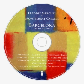 Freddie Mercury Barcelona Cd Disc Image , Png Download - Barcelona Freddie Mercury Cd, Transparent Png, Transparent PNG