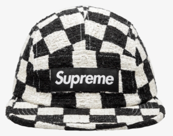 Supreme Checkerboard Boucle Camp Cap Ss - Supreme, HD Png Download, Transparent PNG