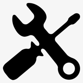 Screwdriver And Wrench Symbol - Screwdriver Wrench Png, Transparent Png, Transparent PNG