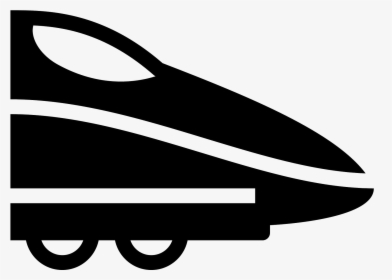 Japanese Bullet Train Filled Icon - Icono Tren Bala, HD Png Download, Transparent PNG