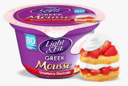 Strawberry Shortcake Nonfat Yogurt Mousse - Strawberry Shortcake Dessert Clipart, HD Png Download, Transparent PNG