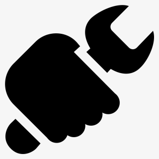 This Icon Is A Hand Holding A Wrench - Work Icon, HD Png Download, Transparent PNG