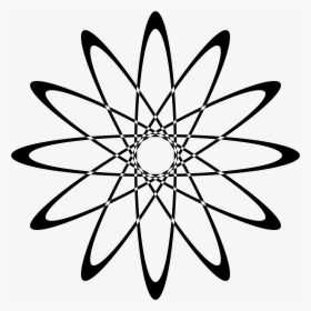 Transparent Ornament Clipart Black And White - Theory Of Relativity Symbol, HD Png Download, Transparent PNG