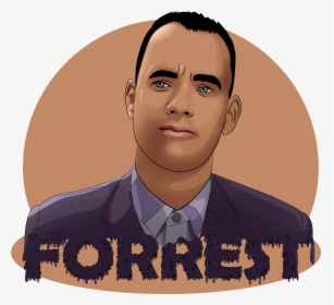 Forrest Gump Psd , Png Download - Illustration, Transparent Png, Transparent PNG