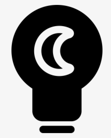 Night Light - Night Light Icon White, HD Png Download, Transparent PNG