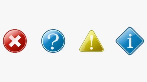 Information, Warning, Question, Exclamation, Set, Sign - Icon Error Warning Information, HD Png Download, Transparent PNG