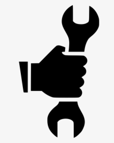 Hand Holding Wrench Icon, HD Png Download, Transparent PNG