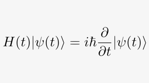 Important Equations Schrodinger - Schrodinger Equation Bra Ket Notation, HD Png Download, Transparent PNG