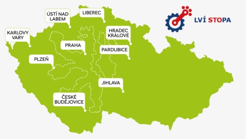 Map Cz - Czech Republic Vector Map, HD Png Download, Transparent PNG
