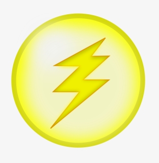 Lightning Icon Transparent Circle, HD Png Download, Transparent PNG