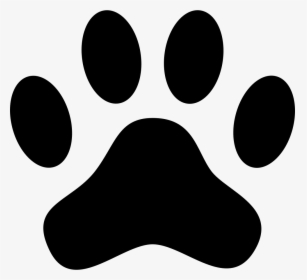 Pet Footprint L - Dog Paw Icon Png, Transparent Png, Transparent PNG