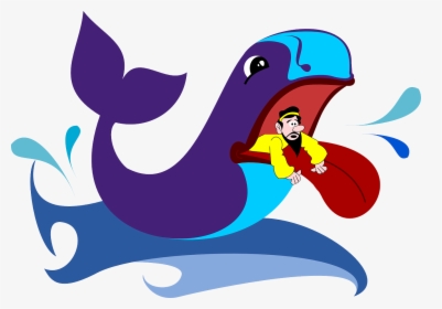 The Story Of Jonah For Kids - Jonah And The Whale Png, Transparent Png, Transparent PNG