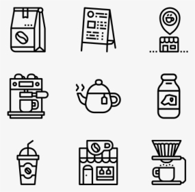 Image Black And White Stock Cafe Icon Packs - Png Resume Icons, Transparent Png, Transparent PNG