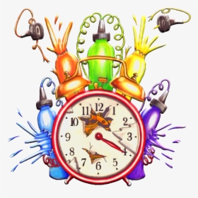 Alarm Clock Time Bomb Clipart, HD Png Download, Transparent PNG