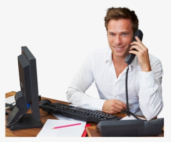 Clip Art Male Receptionist - Male Receptionists, HD Png Download, Transparent PNG