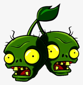 A Cherry Bomb With Zombie Heads - Plants Vs Zombies Zombies Head, HD Png Download, Transparent PNG