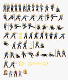 Android 18 By Belial - Android 18 Sprite Sheet, HD Png Download, Transparent PNG