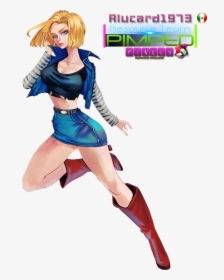 Android 18 Pin Up, HD Png Download, Transparent PNG