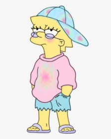 Aesthetic Clipart Lisa Simpson - Simpsons Png, Transparent Png, Transparent PNG