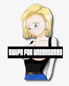 Image Of Android 18 - Cartoon, HD Png Download, Transparent PNG