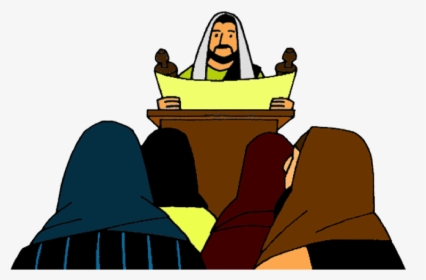 Clipart Bible Preacher - Jesus In The Synagoge Clipart, HD Png Download, Transparent PNG