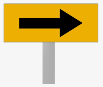 Road Arrow, Arrow, Direction, Sign, Road, Right, Street - Traffic Sign, HD Png Download, Transparent PNG