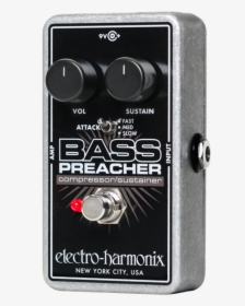 Ehx Electro Harmonix Pedal Bass Preacher - Smartphone, HD Png Download, Transparent PNG