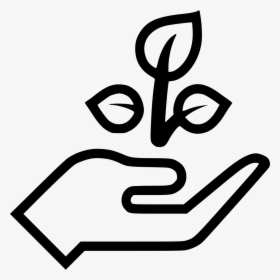 Hand Seedling Plant Grow - Growing Plant Icon Png, Transparent Png, Transparent PNG