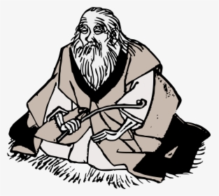 Wise Old Man With Beard Clipart - Wise Old Man Clipart, HD Png Download, Transparent PNG
