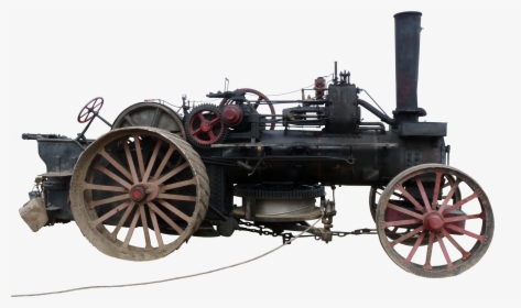 Steam Powered Agricultural Ploughing Device - Invention Made At The Time Of Industrial Revolution, HD Png Download, Transparent PNG