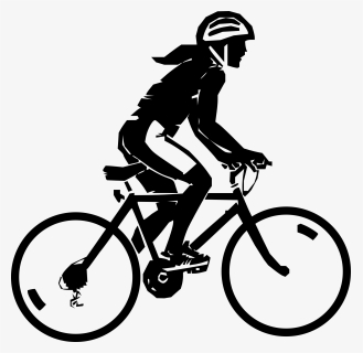 Bike Rider Png Clip Arts - Mujer En Bicicleta Png, Transparent Png, Transparent PNG