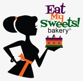 Eat My Sweets Bakery Logo - Bakery Girl Vector, HD Png Download, Transparent PNG