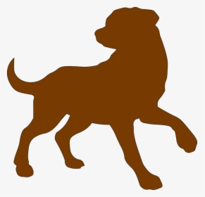Dog, Brown, Outline, Domestic, Animal, Pet, Canine - Perro Contorno Png, Transparent Png, Transparent PNG