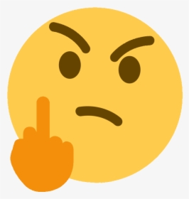 Clip Art Think Middle Finger Thinking - Transparent Background Discord Custom Emoji, HD Png Download, Transparent PNG