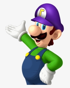 Waluigi’s Hat On Luigi - Luigi Mario Bros Png, Transparent Png, Transparent PNG
