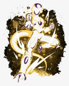 Dragon Ball - Golden Frieza - Illustration - Dermesztő Dragon Ball Póló, HD Png Download, Transparent PNG