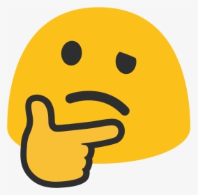 Discord Thinking Emoji Png - Thinking Emoji Transparent Background, Png Download, Transparent PNG
