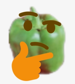 Pepper Thinking Emoji, HD Png Download, Transparent PNG