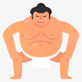 Sumo Wrestling Cartoon Clip Art - Sumo Wrestler Cartoon Png Transparent Background, Png Download, Transparent PNG