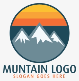 Mountain Logo Design - Circle Mountain Logo Png, Transparent Png, Transparent PNG