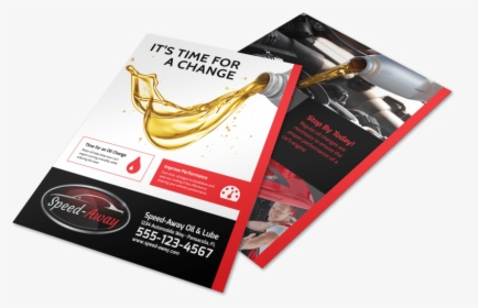 Auto Repair Oil Change Flyer Template Preview - Car Oil Business Cards, HD Png Download, Transparent PNG